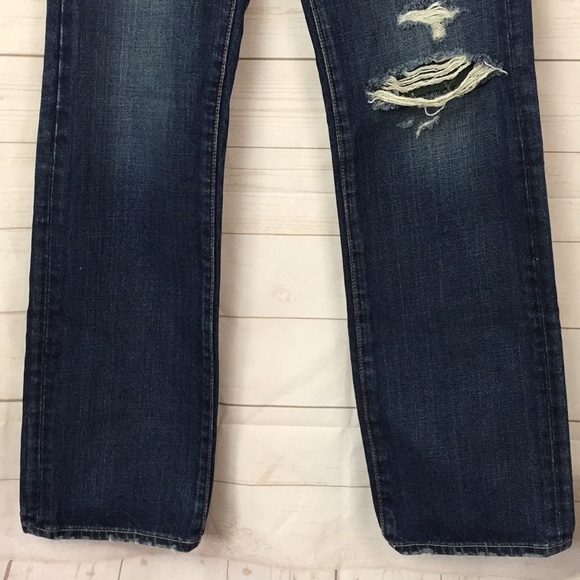 Abercrombie & Fitch Button Fly Strait Leg W28 L30 - Picture 4 of 8
